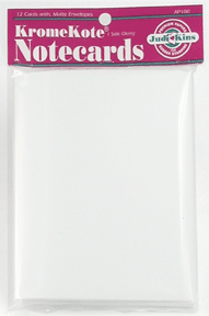 Notecards and Envelopes KromeKote (R) (12)