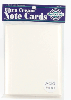 Notecards and Envelopes Ultra Cream (tm)(12)