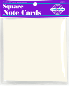 Ultra Cream Square Notecards and Envelopes (6)