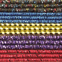 Paper Cords - Mardi Gras (3 each of 5 colors)