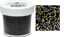 Black Opal (tm)  Embossing Powder 2 oz. Jar