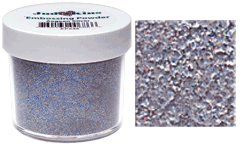 Aegean Silver (tm)  Embossing Powder 2 oz. Jar