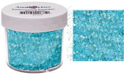 Aquamarine Twinkle (tm) Embossing Powder 2 oz Jar
