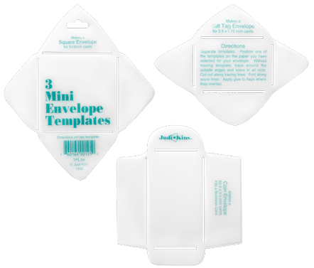 Mini Envelope Template - 3 Pc Set