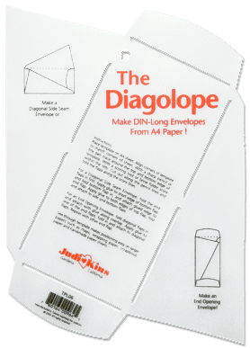 Diagolope Envelope Template