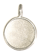 Patera - Bulk Small Pendant Circle - Silver (10)