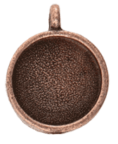 Patera - Large Pendant Circle - Copper (1)