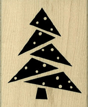 Solid Retro Christmas Tree